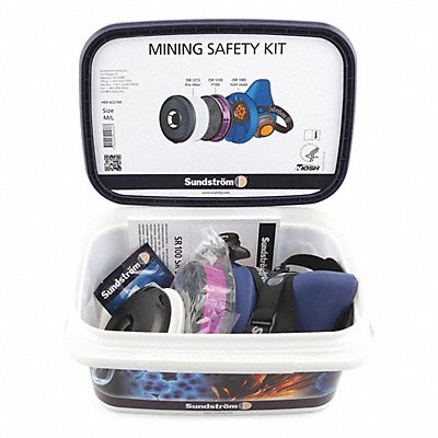 Half Mask Respirator Kit M/L Blue MPN:H05-6321M