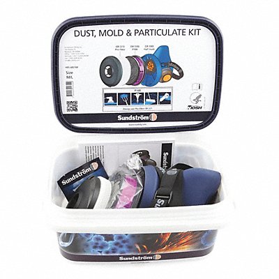 Half Mask Respirator Kit S/M Blue MPN:H05-6821S