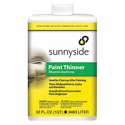 Paint Thinner 1 qt Bottle MPN:30432