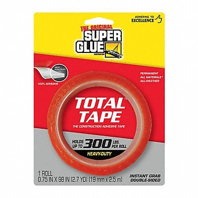 Double Sided Tape 2 3/4 yd L 3/4 W MPN:90017