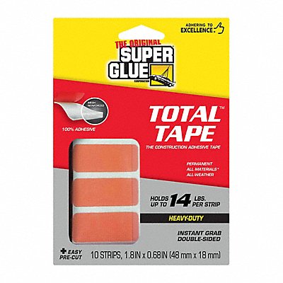 Double Sided Tape 1 13/16 L 11/16 W MPN:90019