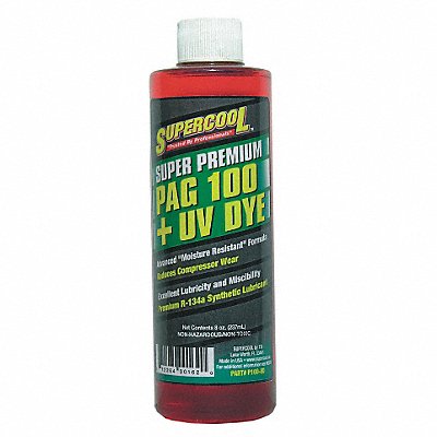 A/C Comp Lube UV Dye 8 Oz Flsh Pnt 450 F MPN:P100-8D