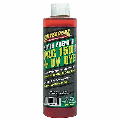 A/C Comp Lube UV Dye 8 Oz Flsh Pnt 455 F MPN:P150-8D