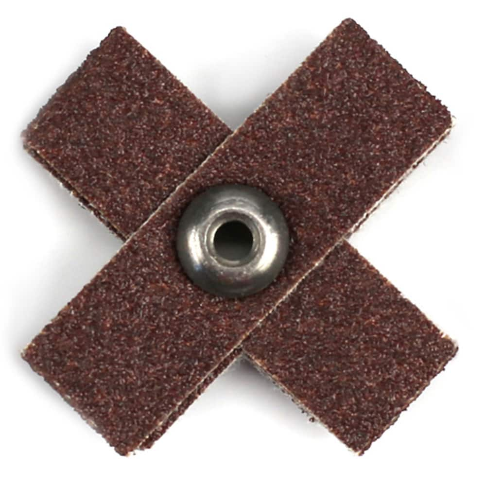 Cross & Square Pads, Pad Type: Cross, Abrasive Material: Aluminum Oxide, Pad Width (Inch): 1/2, Pad Length (Inch): 2, Grit: 60, Grade: General Purpose MPN:A017273