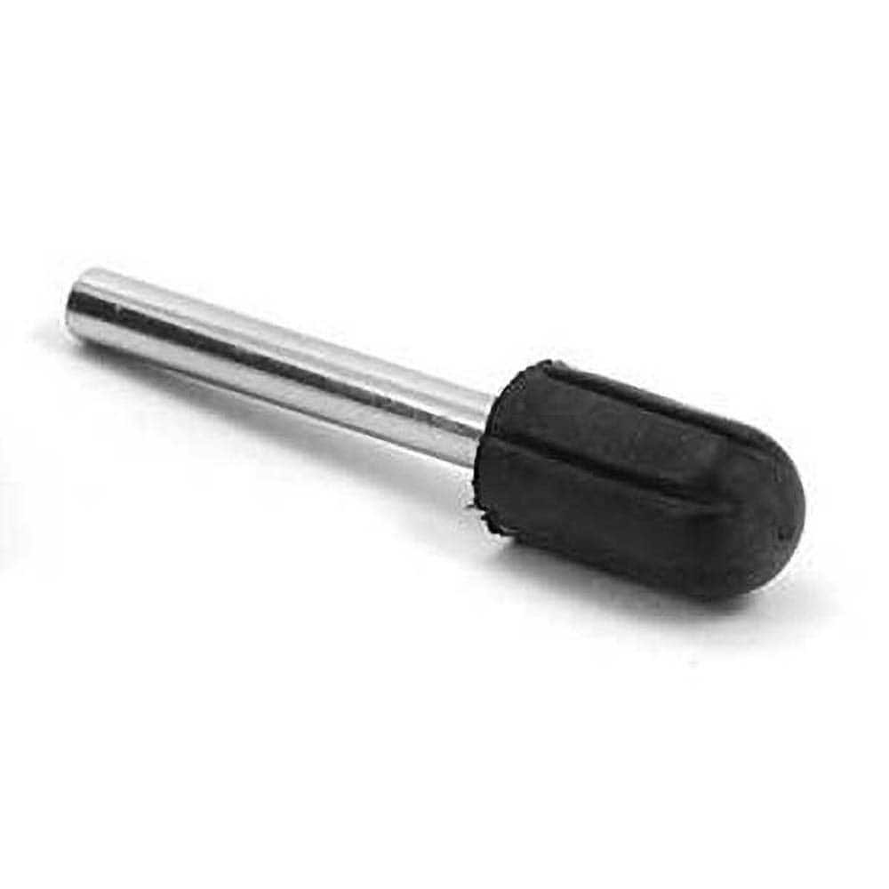 Point Mandrels, Product Compatibility: Rubberized Point , Hole Size Compatibility (Inch): 9/32 , Shank Diameter (Inch): 1/8 , Thread Size: Non-Threaded  MPN:A010129