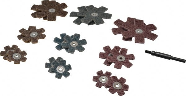 19 Piece Aluminum Oxide Sanding Star Kit MPN:A012135