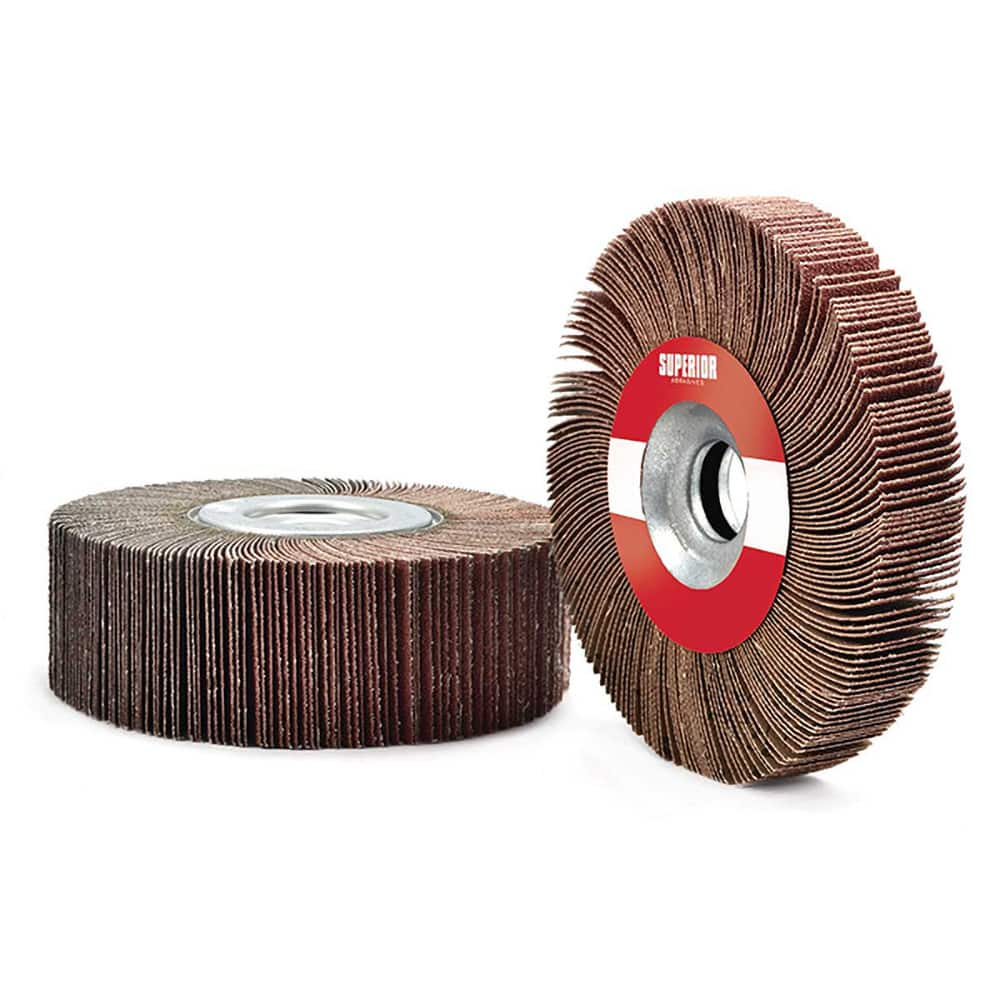 Unmounted Flap Wheels, Abrasive Type: Coated , Abrasive Material: Aluminum Oxide , Outside Diameter (Inch): 6 , Face Width (Inch): 1  MPN:A009126