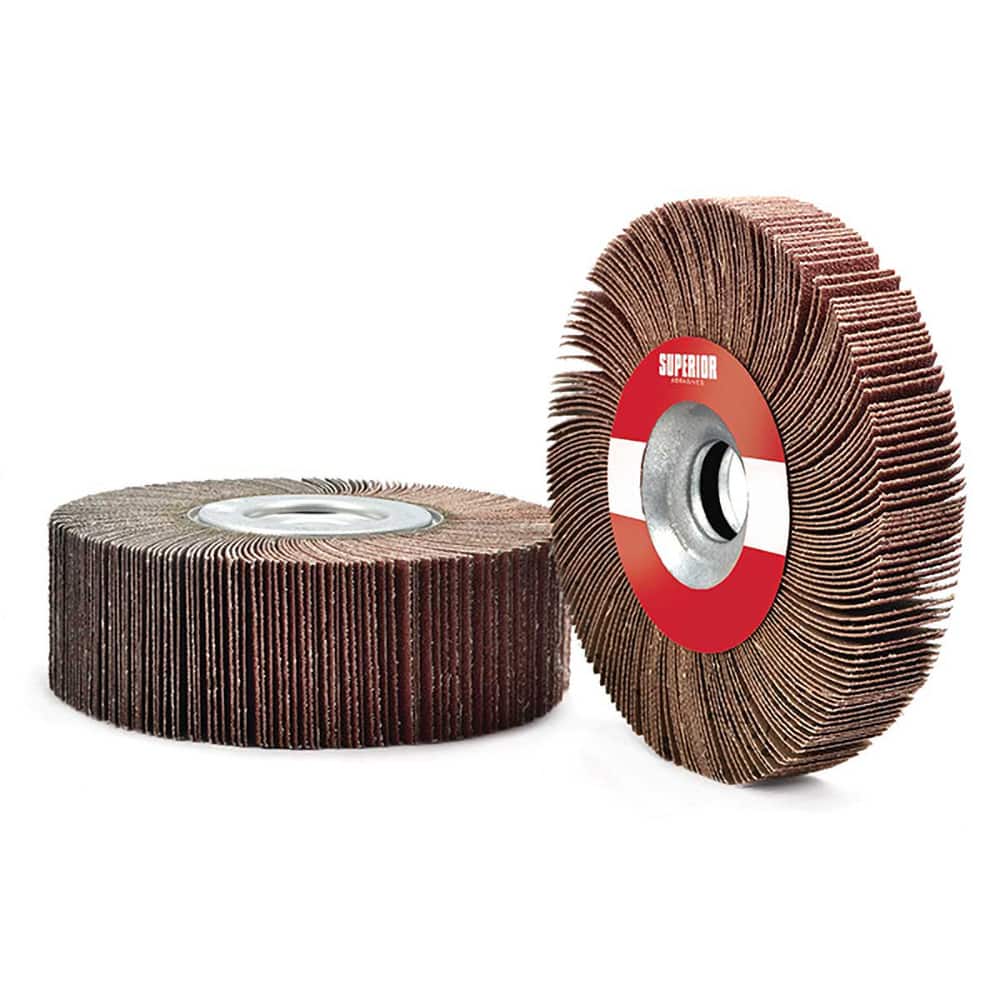 Unmounted Flap Wheels, Abrasive Type: Coated , Abrasive Material: Aluminum Oxide , Outside Diameter (Inch): 6 , Face Width (Inch): 2  MPN:A008352