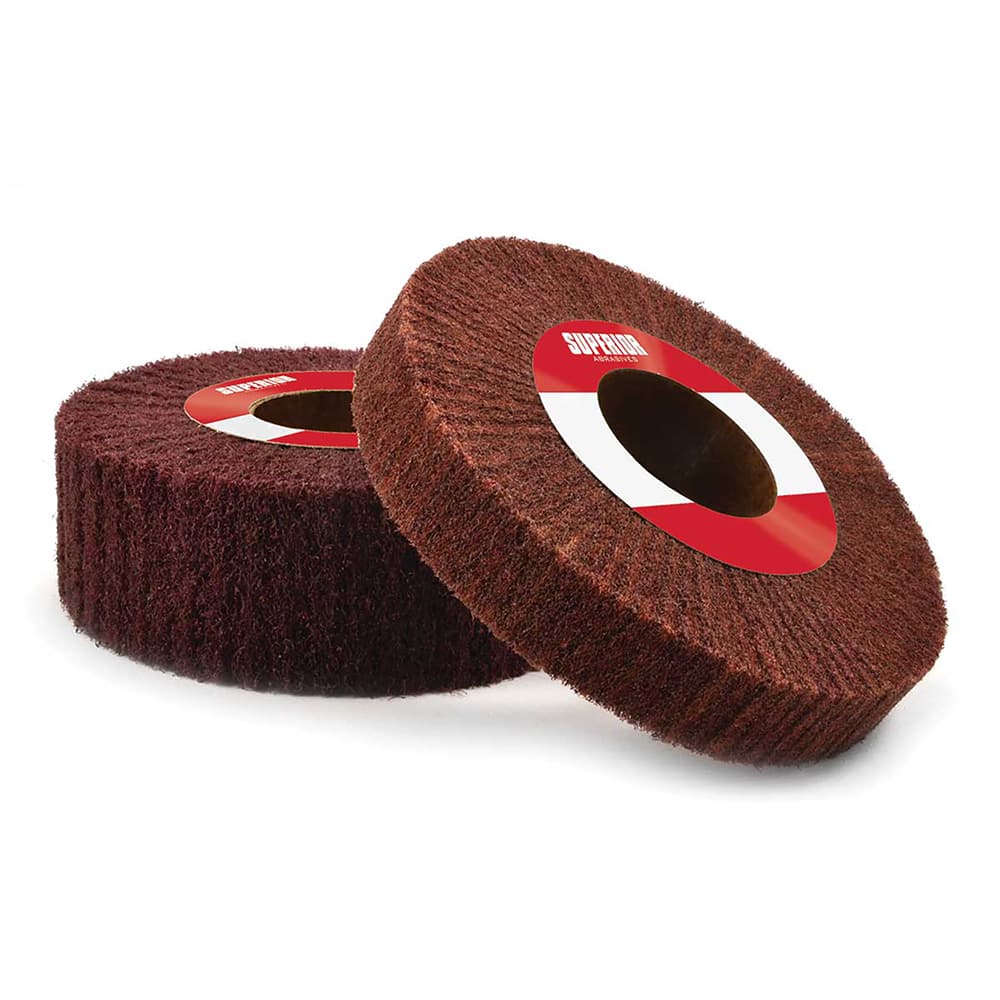 Unmounted Flap Wheels, Abrasive Type: Non-Woven , Abrasive Material: Aluminum Oxide , Outside Diameter (Inch): 8 , Face Width (Inch): 1  MPN:A008650