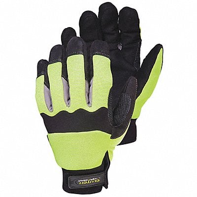 K2457 Mechanics Gloves Black/Lime M PR MPN:MXHV2PB/M