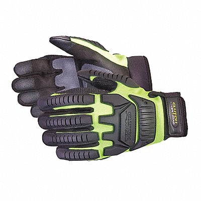 Mechanic Glove Black/HV Green L PR MPN:MXVSBPB/L