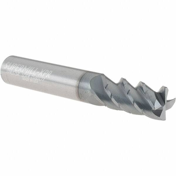 Corner Radius End Mill: 3/8