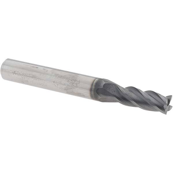 Square End Mill: 5/16'' Dia, 3/4'' LOC, 5/16'' Shank Dia, 2-1/2'' OAL, 4 Flutes, Solid Carbide MPN:SAP265