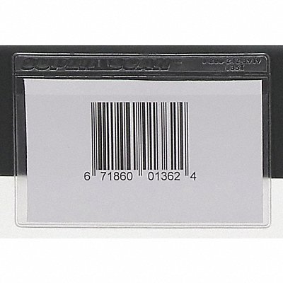 Label Holder Clear Matte Slide-In PK50 MPN:APXT35M