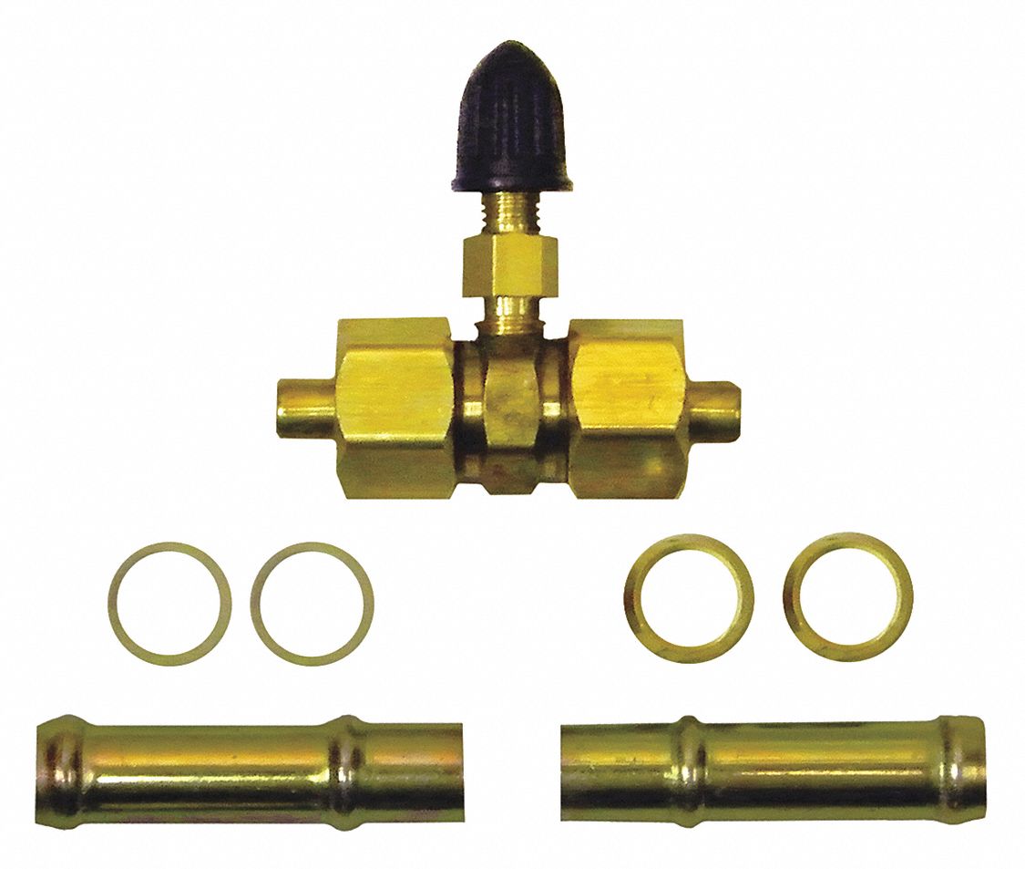 In-Line Schrader Valve Automotive Gold MPN:SV38