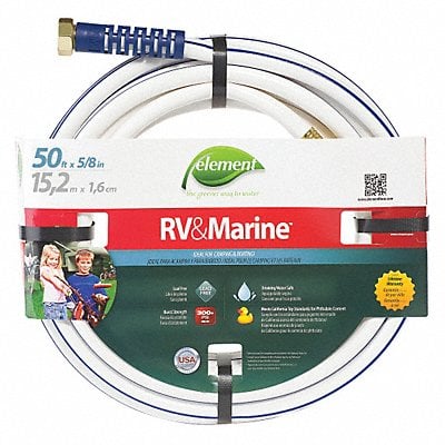 Water Hose PVC 5/8 ID 50 ft L MPN:ELMRV58050