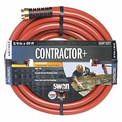 Water Hose PVC 3/4 ID 50 ft L MPN:CSNCG34050