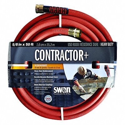 Water Hose Cold Water Red PVC 50 ft. MPN:CSNCG58050