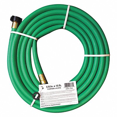 Water Hose Reniforced PVC 5/8 ID 15ft L MPN:SN58R015