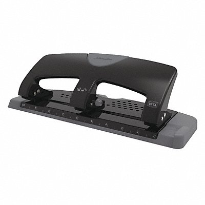 Three-Hole Paper Punch 20 Sheets Blk/Gry MPN:A7074133