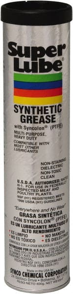 Grease Cartridge: 14.1 oz Cartridge, Synthetic with Syncolon MPN:41150/UV