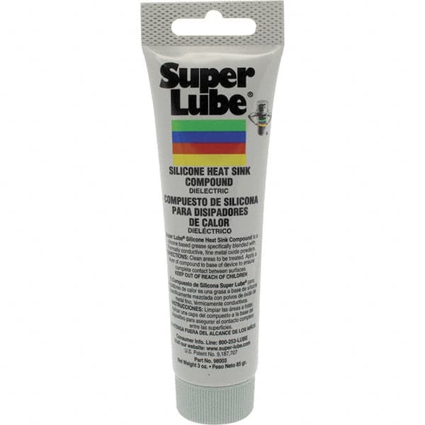 Heat-Transfer Grease: 3 oz Tube, Silicone MPN:98003