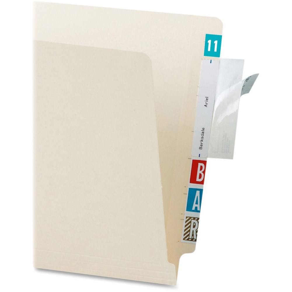 Tabbies Self-adhesive File Folder Label Protectors - Clear - 500 / Box (Min Order Qty 2) MPN:58385BX
