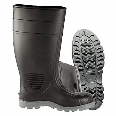 Rubber Boot Men s 10 Knee Black PR MPN:21DK99