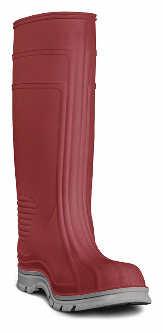 J7538 Rubber Boot Men s 4 Knee Red PR MPN:445L02