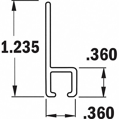 Strip Brush Holder Overall Length 72 In MPN:AH400472CF