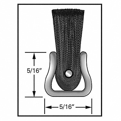 Strip Brush 36 In L Overall Trim 2 In MPN:1VKT5