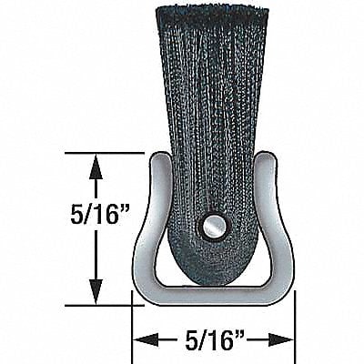 Strip Brush 5/16W 48 In L Trim 3 In PK10 MPN:MB701048