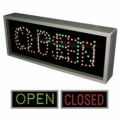 LED Parking Sign Open/Closed 7 x 18 MPN:108968