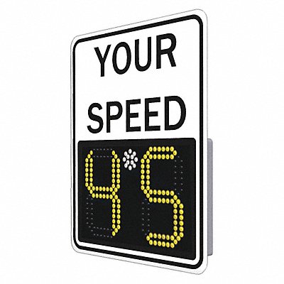 LED Radar Speed Sign Aluminum 29 x 23 MPN:1485-00065