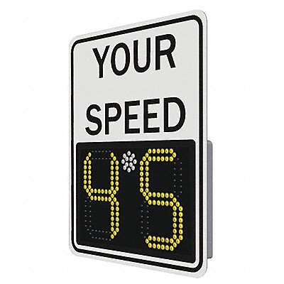 LED Radar Speed Sign Aluminum 29 x 23 MPN:1485-00067