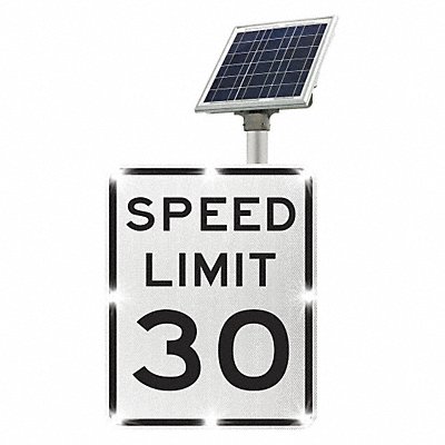 LED Traffic Sign Speed Limit 30 30 x24 MPN:2180-00285-30