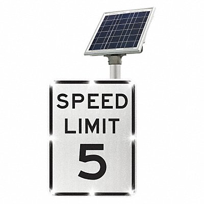 LED Traffic Sign Speed Limit 5 24 x 18 MPN:2180-C00103-5