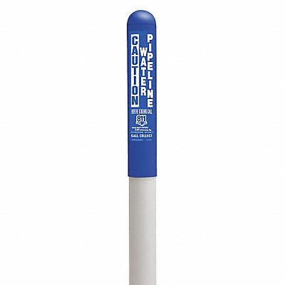 Utility Dome Marker 66 in H Blue/White MPN:113780B