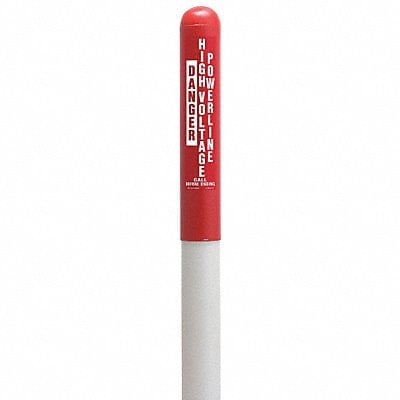 Utility Dome Marker 66 in H Red/White MPN:114602A