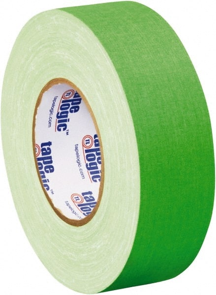 Gaffers Tape: 50 yd Long, Fluorescent Green MPN:T9874FG