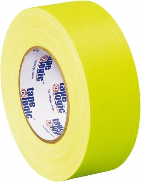 Gaffers Tape: 50 yd Long, Fluorescent Yellow MPN:T9874FY