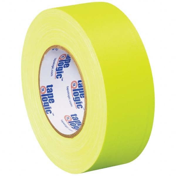 Gaffers Tape: 50 yd Long, Fluorescent Yellow MPN:T9874FY3PK