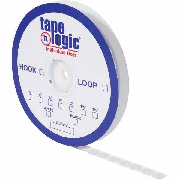 Hook & Loop, Shape: Dot , Color: White , Piece Diameter (Inch): 1-3/8 , Piece Length (Inch): 1-3/8 , Component Type: Hook & Loop  MPN:HLT162