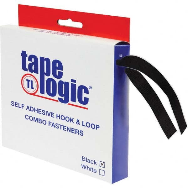 Hook & Loop, Shape: Strip , Tape Width: 1.00in , Color: Black , Roll Length (Feet): 15.00  MPN:HLT184