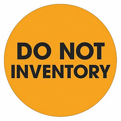 Label Do Not Inventory Circle 2 MPN:DL1251