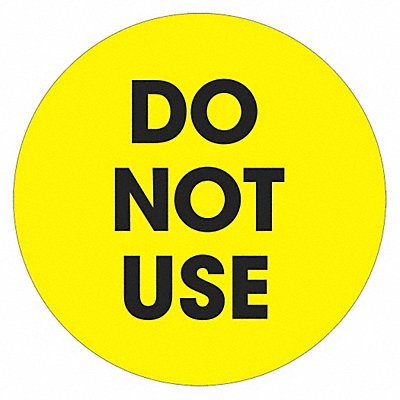 Label Do Not Use Circle 2 MPN:DL1252