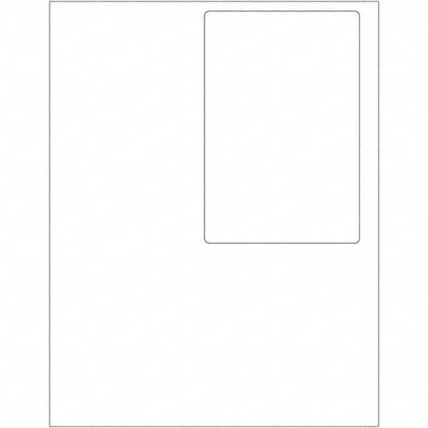 Label Maker Label: White, Paper, 6