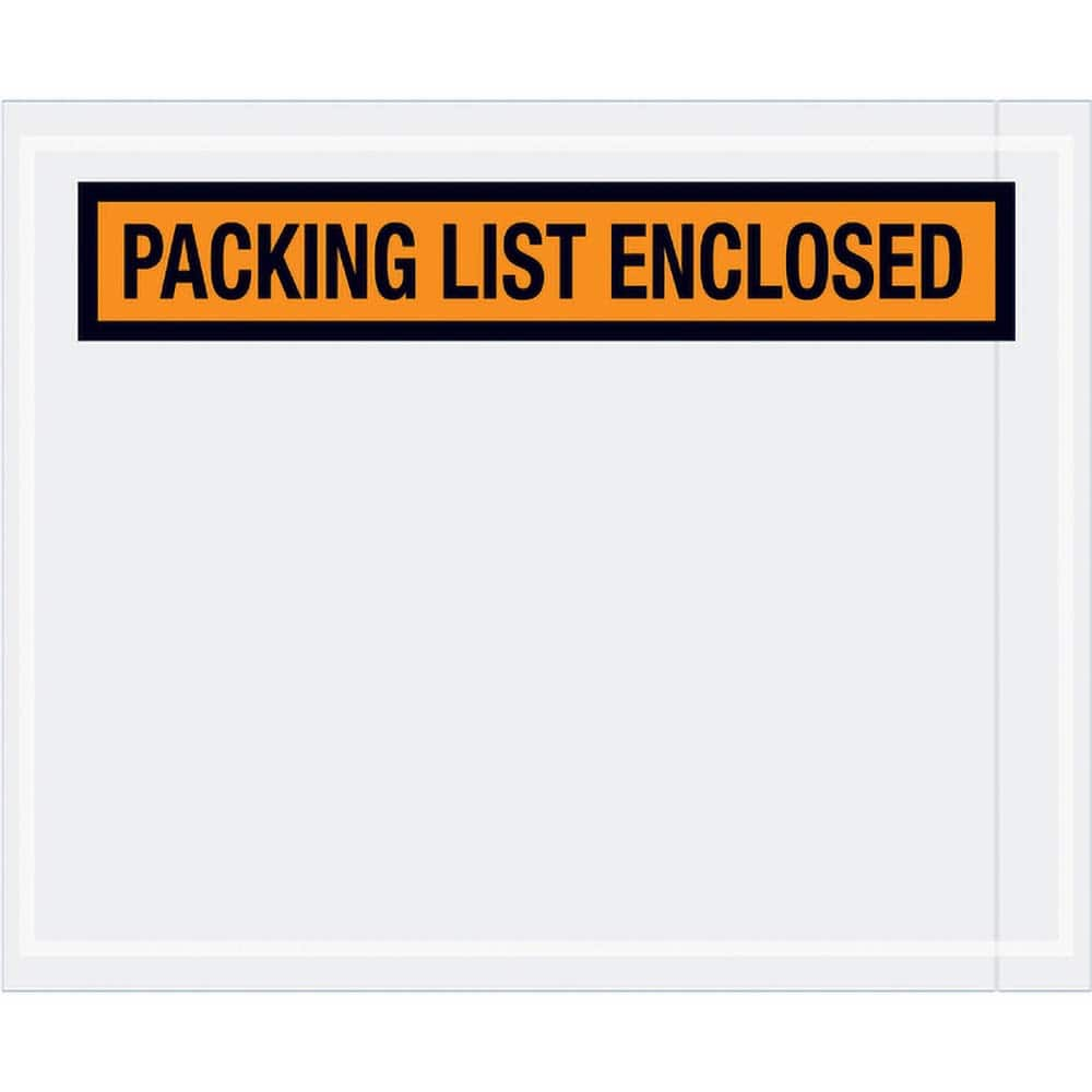 Packing List Enclosed Mailing Envelope: 5-1/2