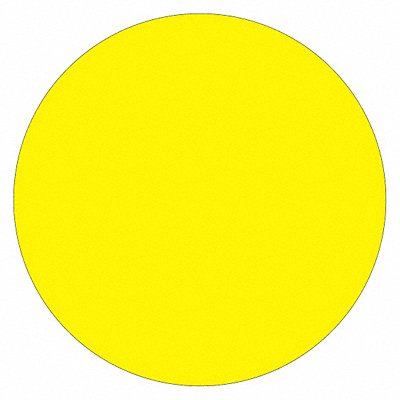 Inventory Circle Label 1/2 Yellow MPN:DL690L