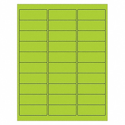 Laser Label Rectangle 2 5/8x1 PK3000 MPN:LL173GN